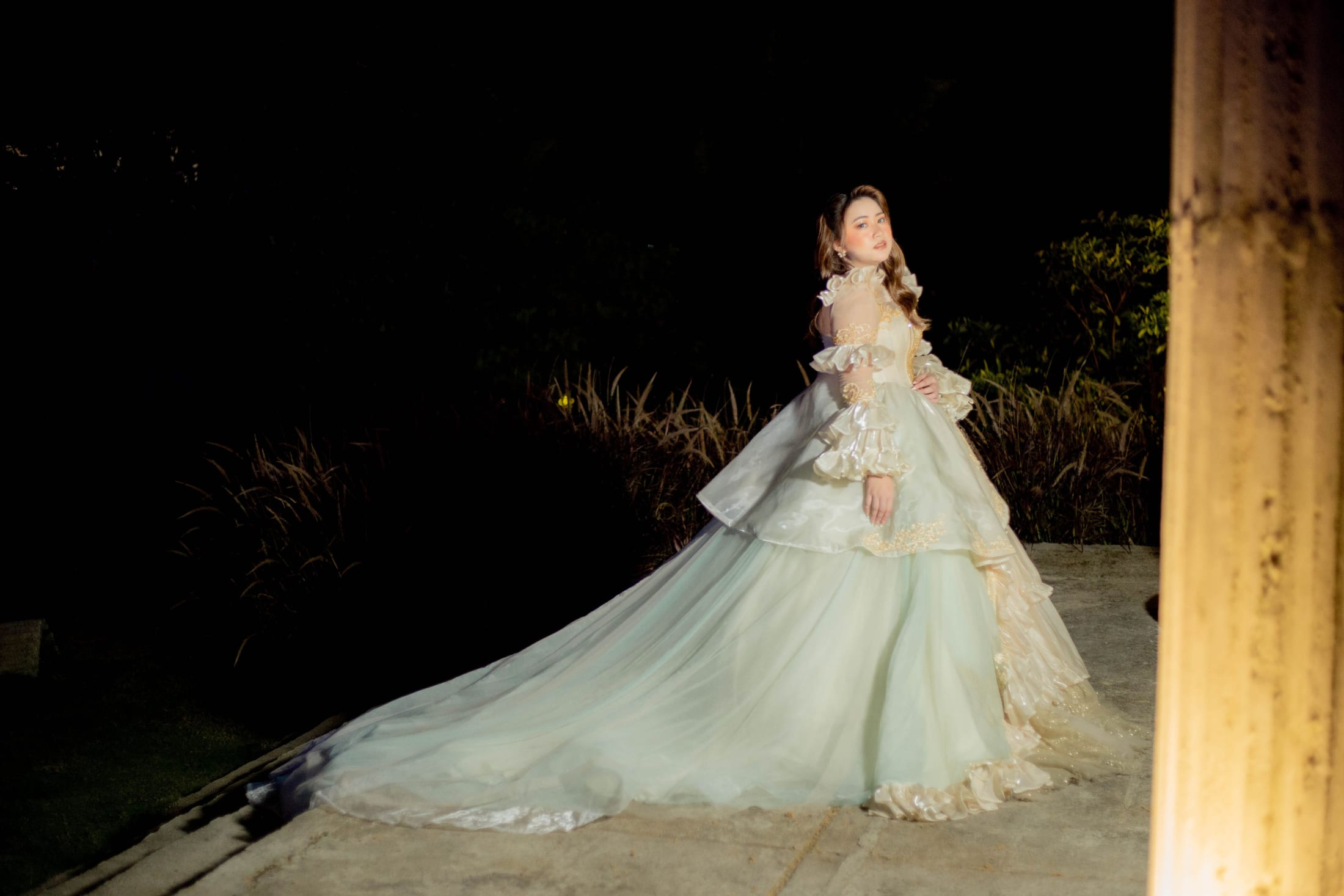 Golden Vintage Gown